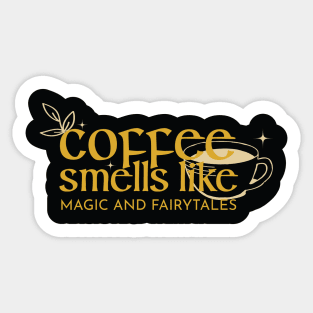 A Coffee Smells Sticker